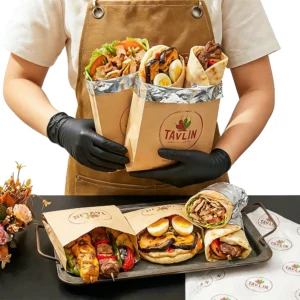 Eco-friendly Kraft Paper Bbq Bags