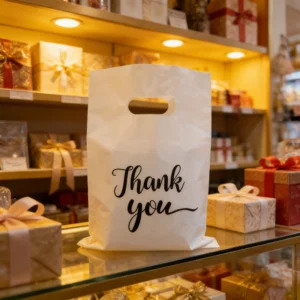 Multicolor Plastic Hand Hole Gift Bags