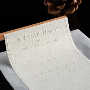 Embossed Paper Stickers for Cosmetics