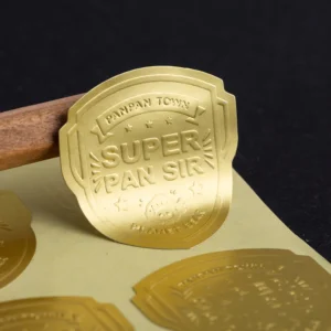 3d Embossed Vinyl Cosmetic Labels