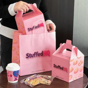 Customizable Kraft Paper Bakery Bags