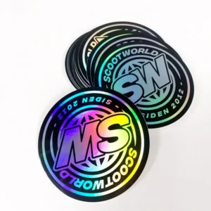 Holographic Logo Stickers Waterproof