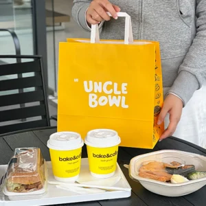 Eco-friendly Kraft Paper Food Bags