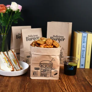 Recyclable Kraft Paper Food Bags