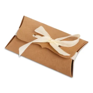 Kraft Pillow Boxes with Handle