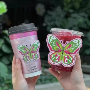 Butterfly Disposable Coffee Cup Lids