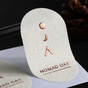 Customizable Gold Foil Cosmetic Labels