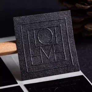 Luxury Black Adhesive Stickers