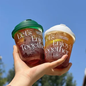 U-shaped Pet Disposable Beverage Cups