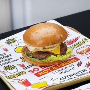 Logo Greaseproof Wax Paper Sheets
