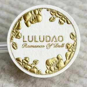 Embossed Gold Foil Stickers