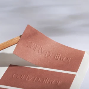 Embossed Waterproof Label Stickers