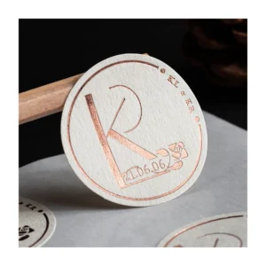 Gold Stamping Adhesive Stickers