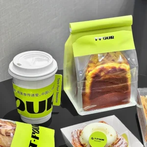 Eco-friendly Kraft Paper Bread Bags