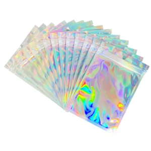 Holographic Resealable Zip Lock Bags