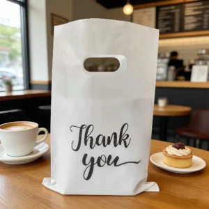Logo Durable Pe Shopping Bags