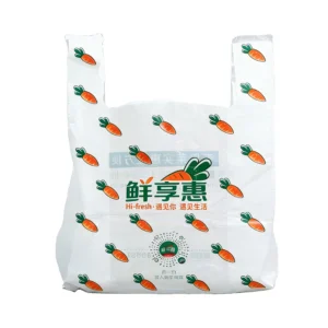 Pe Plastic T-shirt Shopping Bags