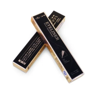 Gold Cosmetic Packaging Box