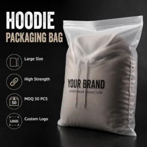 Recyclable Zipper Clothing Packaging Bags