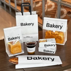 Eco-friendly Kraft Paper Bakery Bags