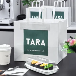 Recyclable Kraft Paper Bags with Handles