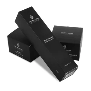 Matte Black Skincare Packaging Box