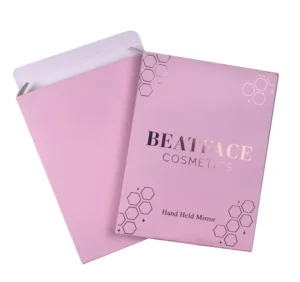 Rose Gold Foil Cosmetic Box