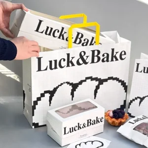 Foldable Egg Tart Take-out Box