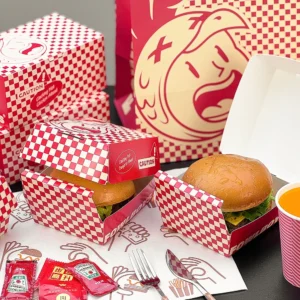 Biodegradable Burger Sushi Packaging Box