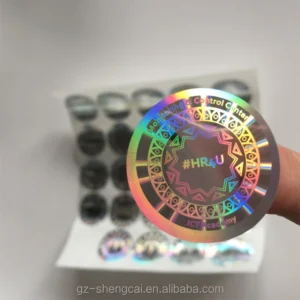 Hologram Adhesive Stickers