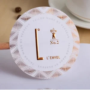 Embossed Gold Foil Stickers