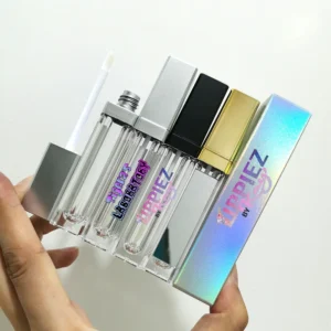 Led Lip Gloss Tubes with Mirror and Light