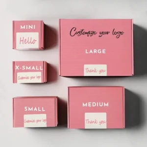 Pink Subscription Mailer Boxes