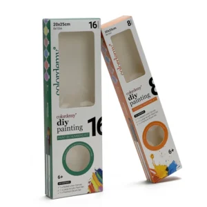 Printed Recyclable Paper Box with Pvc Window