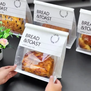 Printed Bakery Bags with Window