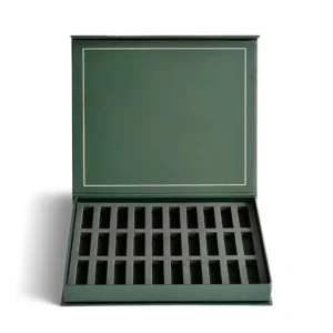 Green Book-shape Rigid Gift Box