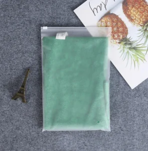 Frosted Zipper Poly Bags