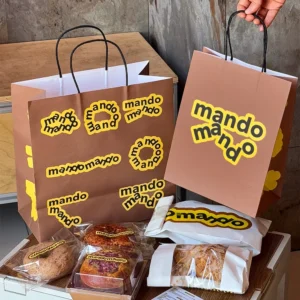Kraft Paper Takeaway Bags