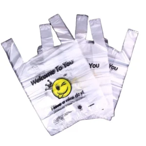 Pe T-shirt Bags with Printing