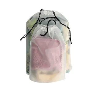 Reusable Drawstring Plastic Bags for Clothing