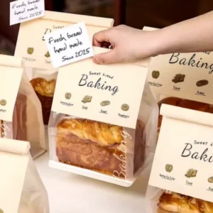 Eco-friendly Kraft Paper Food Bags