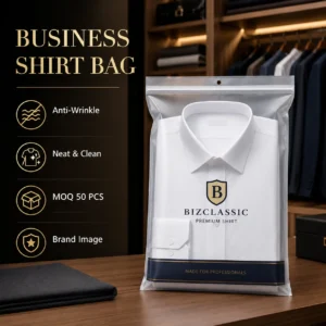 Clear Frosted Pe Zipper Bags