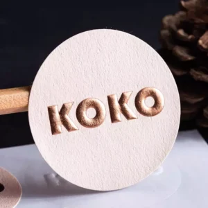 Gold Foil Embossed Cosmetic Labels