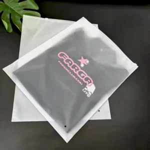 Customizable Frosted Zipper Packaging Bags