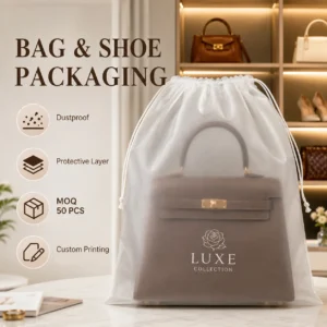 Customizable Frosted Zipper Poly Bags