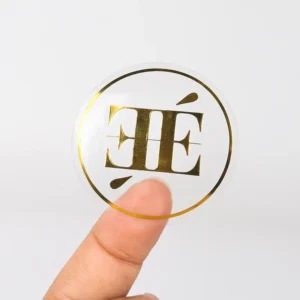 Gold Foil Perfume Bottle Labels