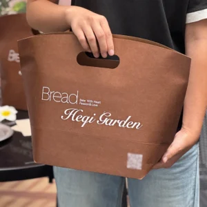 Printed Kraft Paper Gift Bags