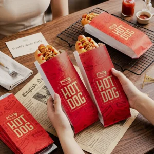Eco-friendly Kraft Paper Food Bags