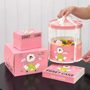 Recyclable Cake Packaging Box