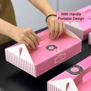 Logo Eco-friendly Donut Box